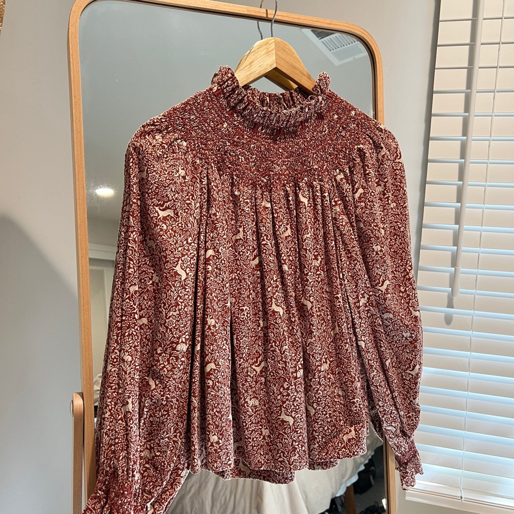 Doen Amoret Blouse - Prancing Fawn